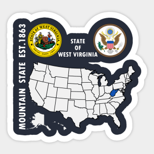 State of West Virginia Sticker